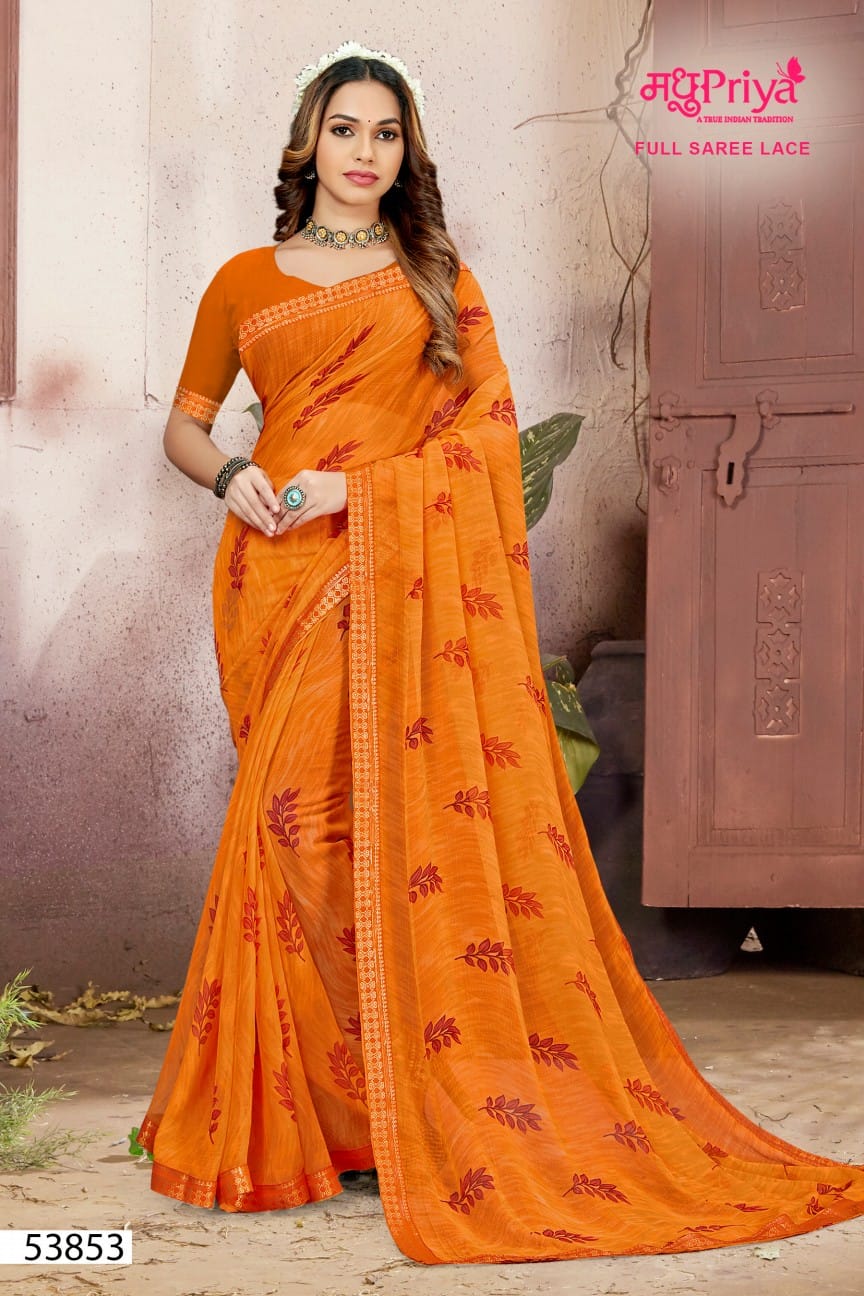 Arupa By Madhupriya 53851-53858 Daily Wear Sarees Catalog